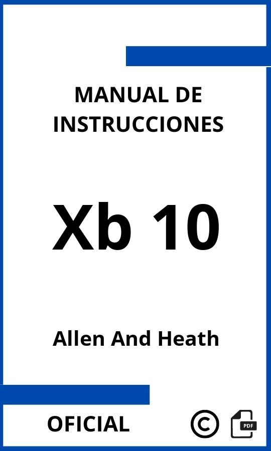 Allen And Heath Xb 10 Instrucciones