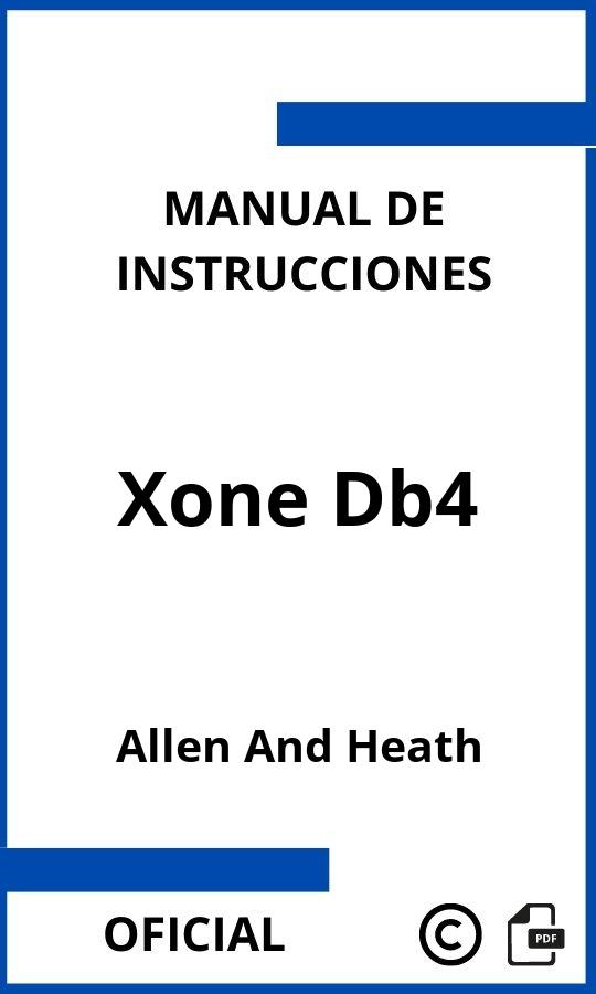 Manual de instrucciones Allen And Heath Xone Db4