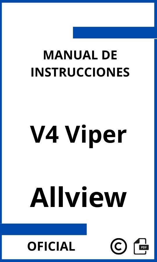 Allview V4 Viper Manual de Instrucciones