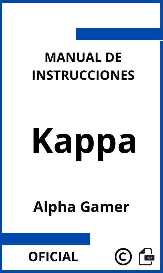 Manual con instrucciones Alpha Gamer Kappa