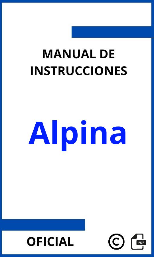 Manuales Alpina PDF