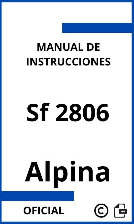 Alpina Sf 2806 Manual de Instrucciones