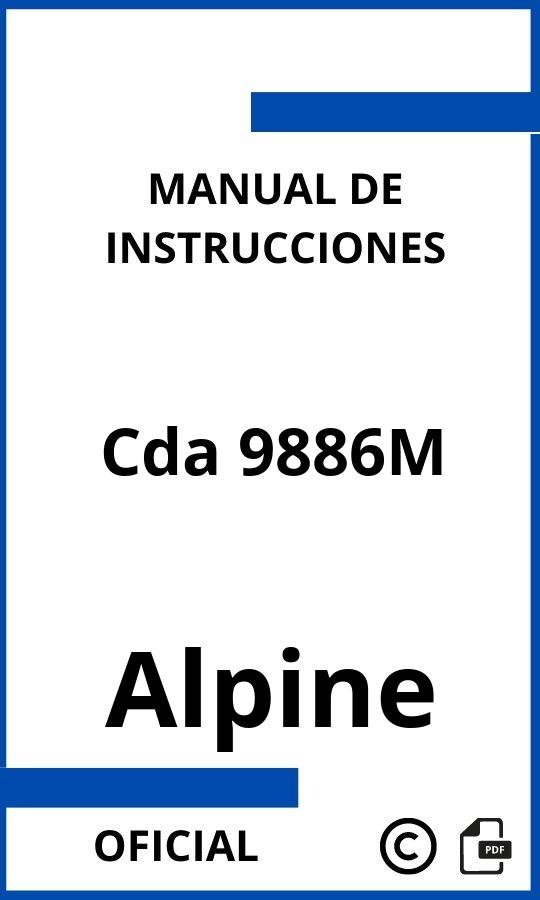 Manual de instrucciones Alpine Cda 9886M