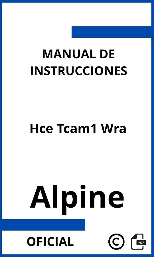 Manual de instrucciones Alpine Hce Tcam1 Wra