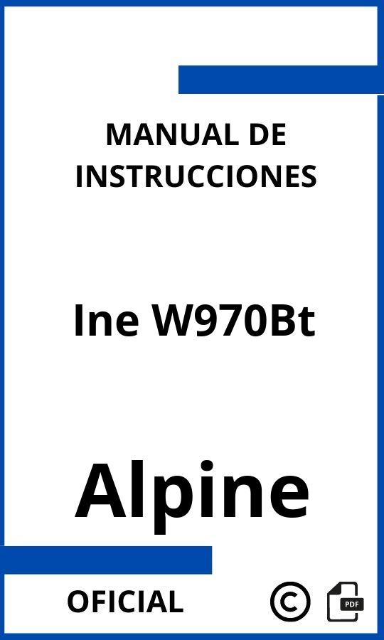 Alpine Ine W970Bt Instrucciones