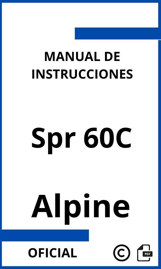 Alpine Spr 60C Manual