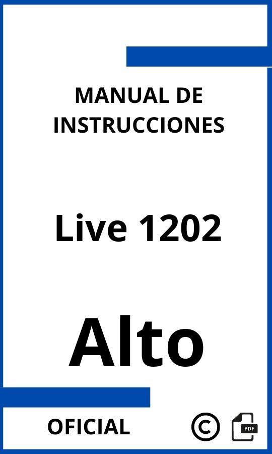 Alto Live 1202 Instrucciones