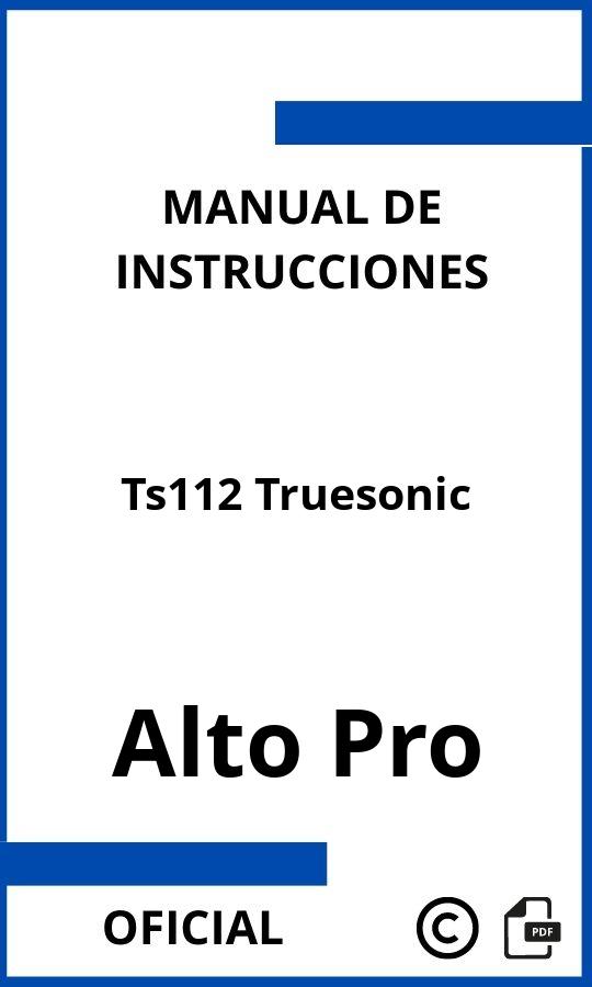 Manual de instrucciones Alto Pro Ts112 Truesonic