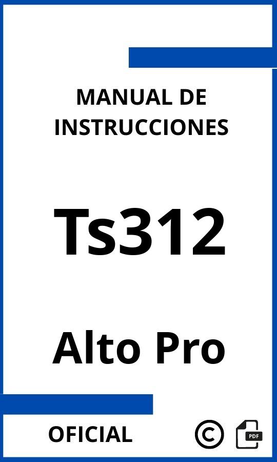 Alto Pro Ts312 Manual con instrucciones