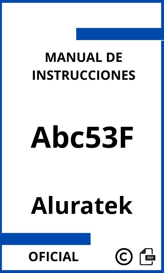 Aluratek Abc53F Manual con instrucciones