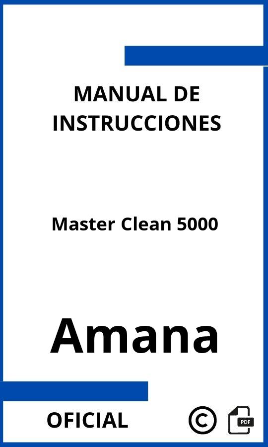 Manual de Instrucciones Amana Master Clean 5000
