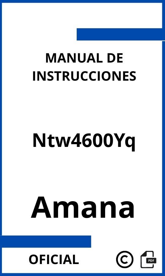 Amana Ntw4600Yq Manual