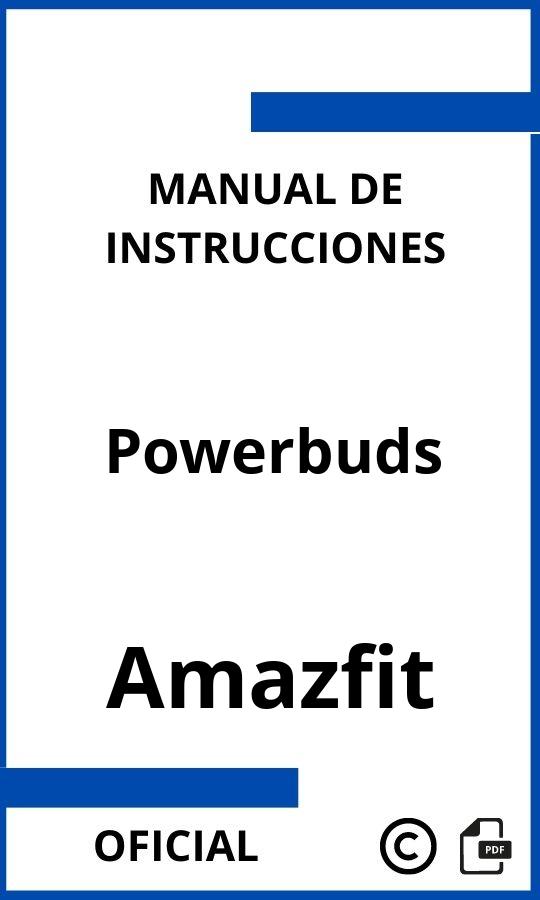 Manual de instrucciones Amazfit Powerbuds