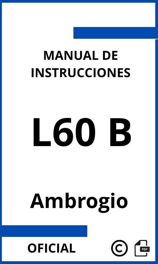 Manual Con Instrucciones Ambrogio L60 B 】2023