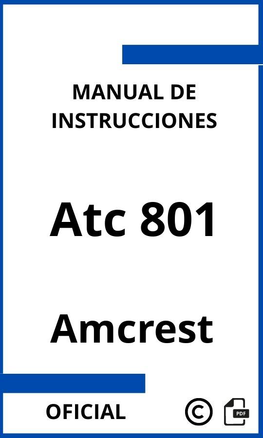 Amcrest Atc 801 Manual con instrucciones