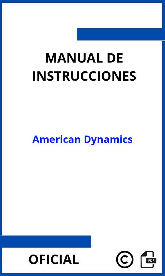 Manuales de Instrucciones American Dynamics PDF