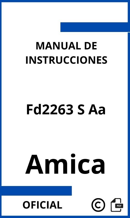 Amica Fd2263 S Aa Instrucciones