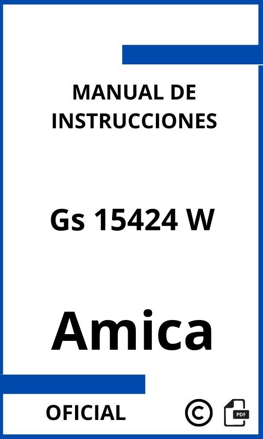 Manual de instrucciones Amica Gs 15424 W