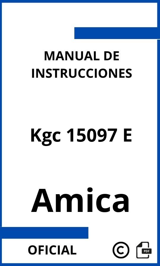 Amica Kgc 15097 E Manual con instrucciones