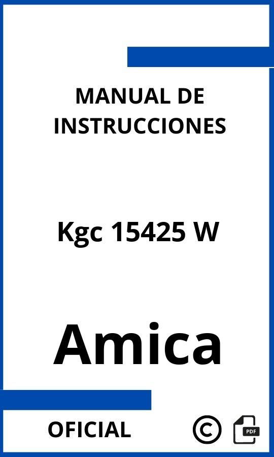 Amica Kgc 15425 W Manual de Instrucciones