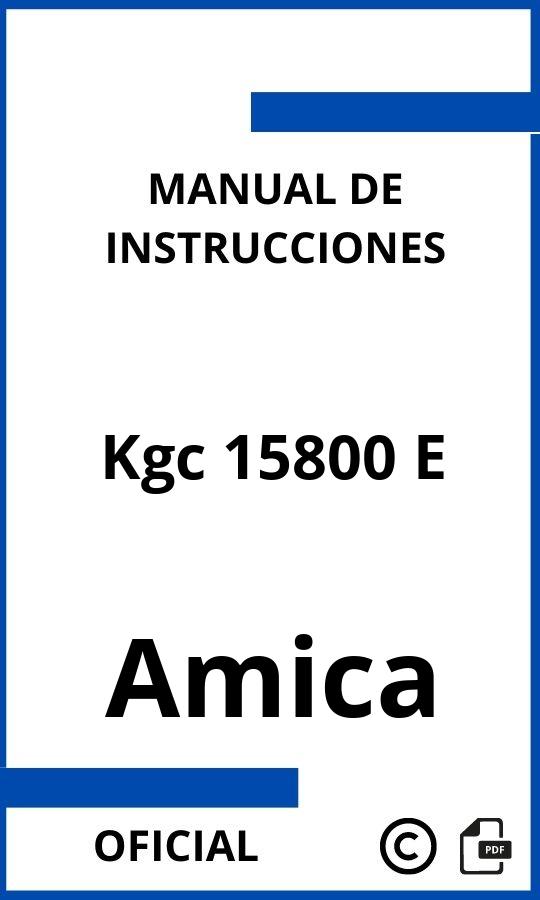 Amica Kgc 15800 E Manual de Instrucciones