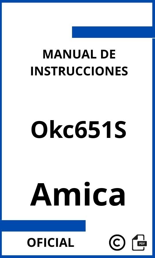 Instrucciones de Amica Okc651S