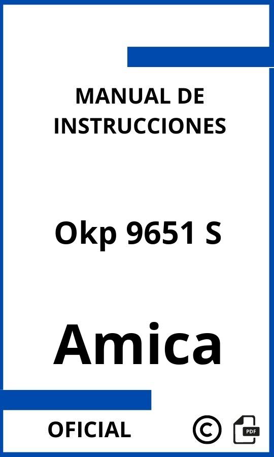 Manual de Instrucciones Amica Okp 9651 S