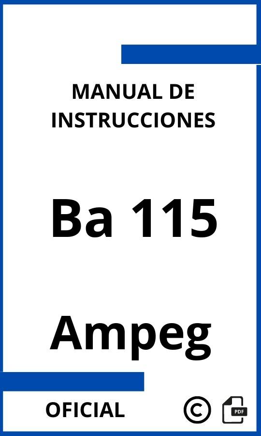 Ampeg Ba 115 Manual