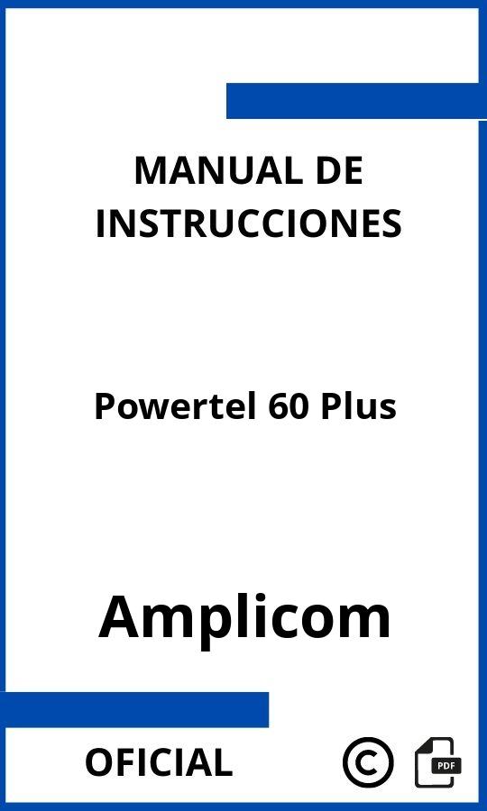 Amplicom Powertel 60 Plus Manual con instrucciones