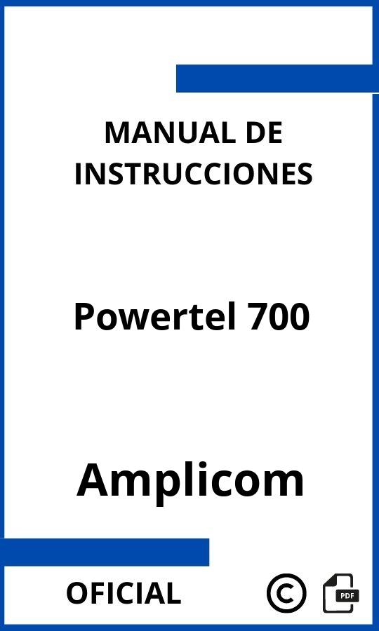 Manual de Instrucciones Amplicom Powertel 700