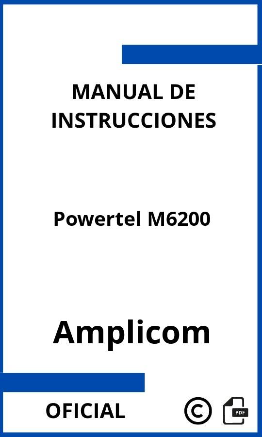 Manual con instrucciones Amplicom Powertel M6200