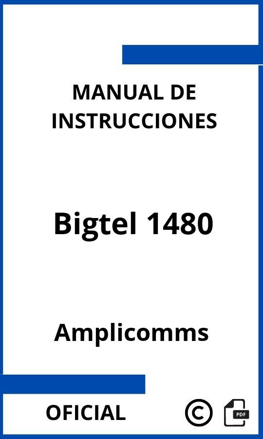 Instrucciones de Amplicomms Bigtel 1480