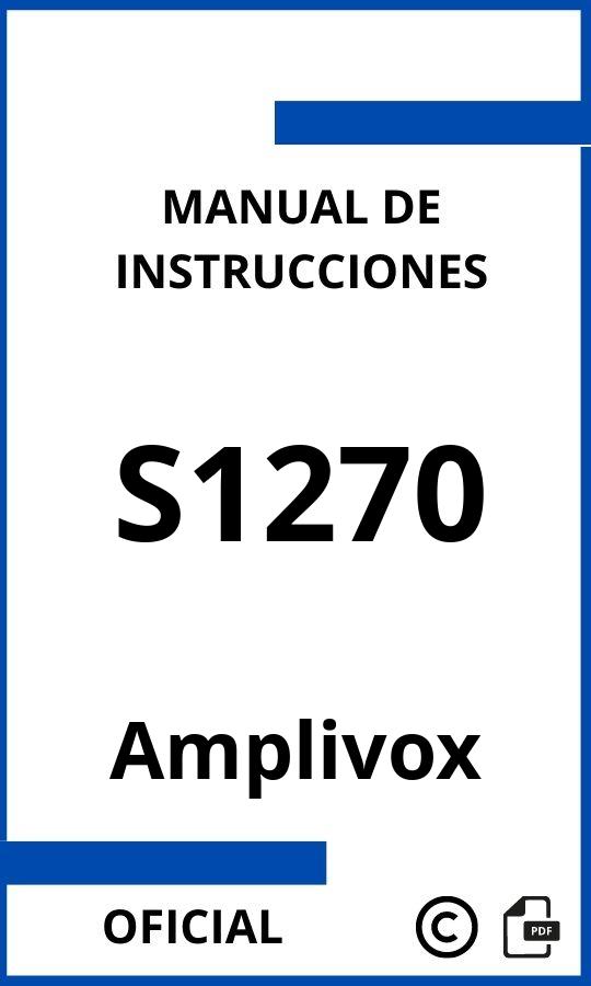 Amplivox S1270 Instrucciones