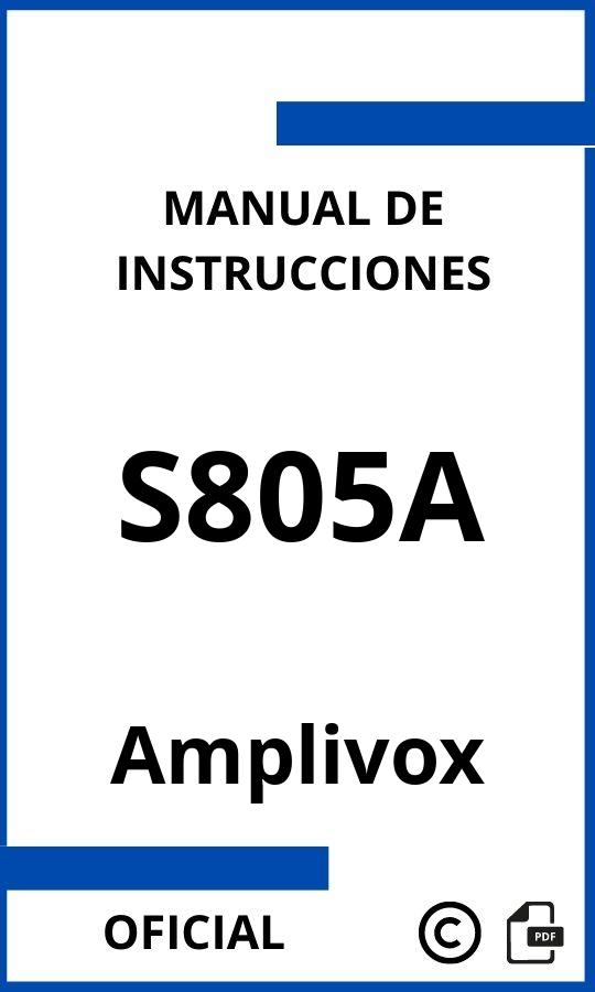 Amplivox S805A Manual de Instrucciones