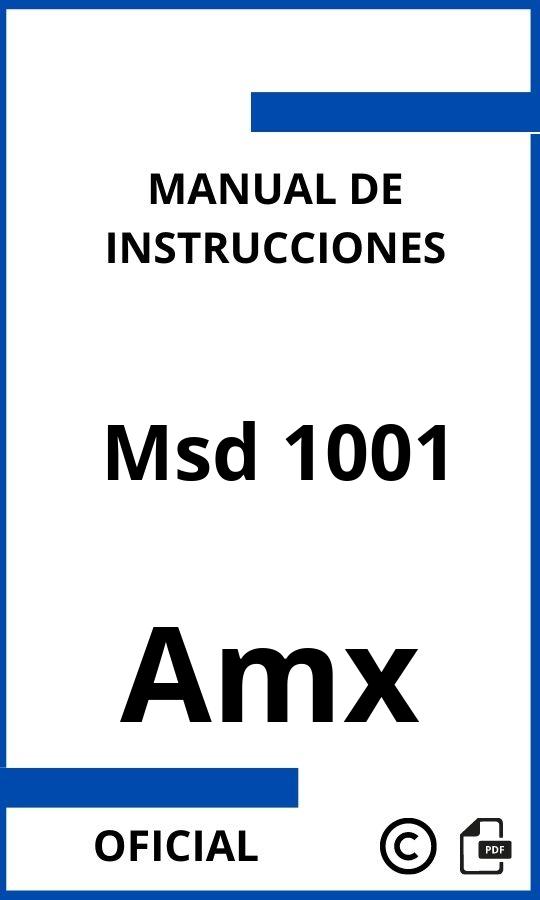 Amx Msd 1001 Manual con instrucciones