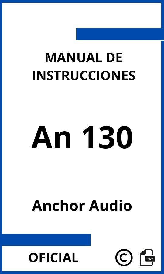 Anchor Audio An 130 Manual