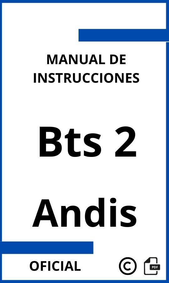 Manual con instrucciones Andis Bts 2