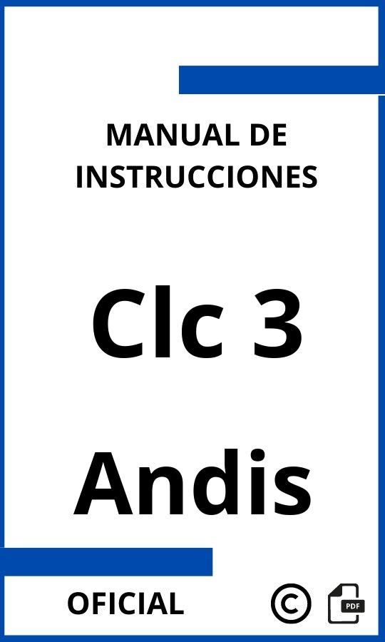 Andis Clc 3 Manual con instrucciones