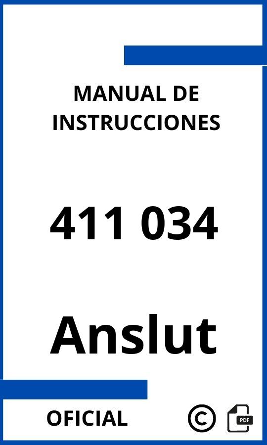 Anslut 411 034 Manual de Instrucciones