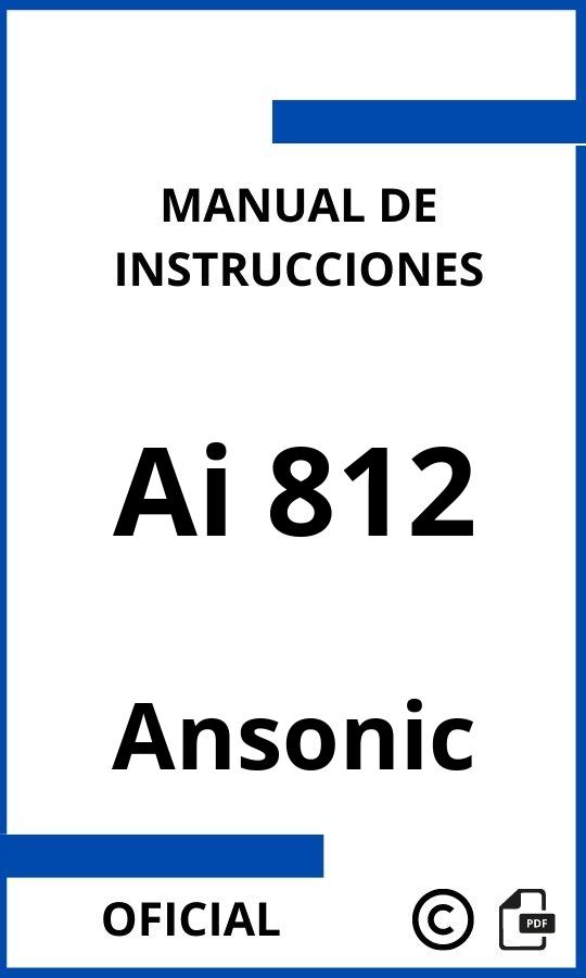 Instrucciones de Ansonic Ai 812