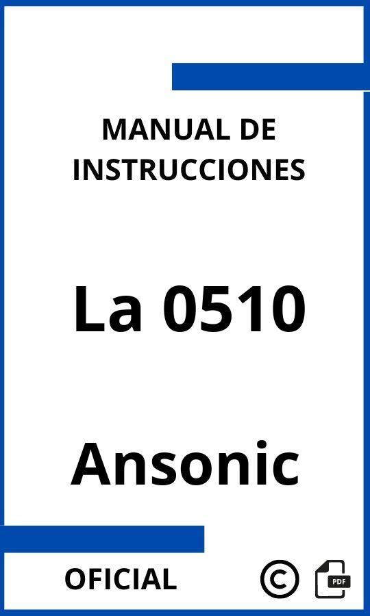 Ansonic La 0510 Manual de Instrucciones