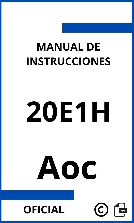 Manual de instrucciones Aoc 20E1H