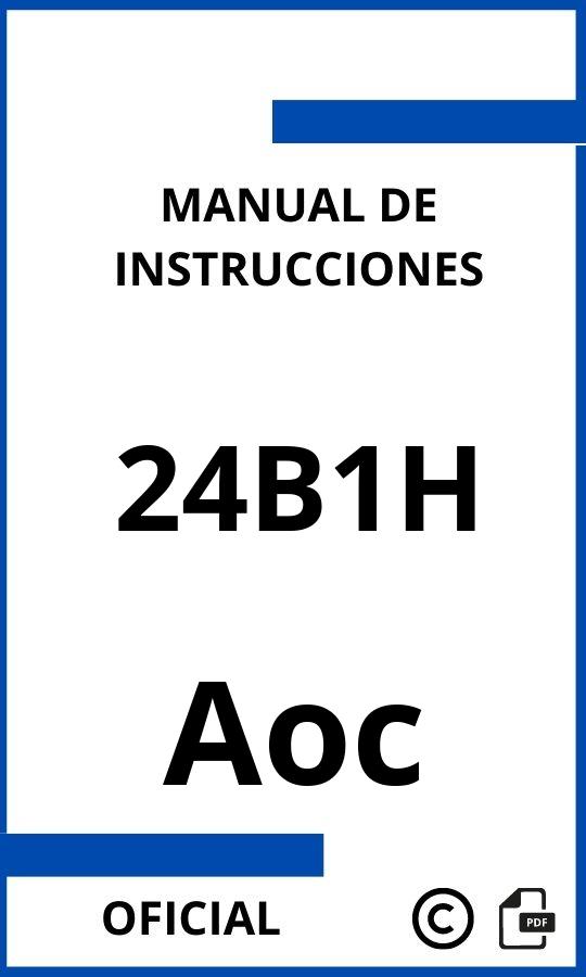 Manual con instrucciones Aoc 24B1H