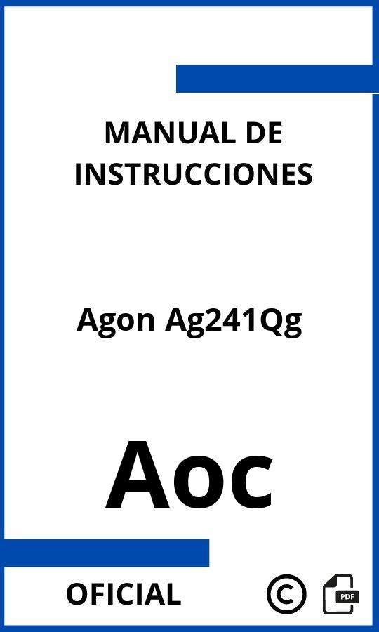 Aoc Agon Ag241Qg Manual con instrucciones