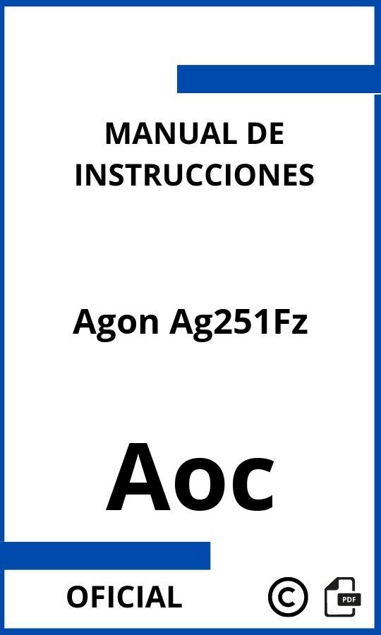 Aoc Agon Ag251Fz Instrucciones