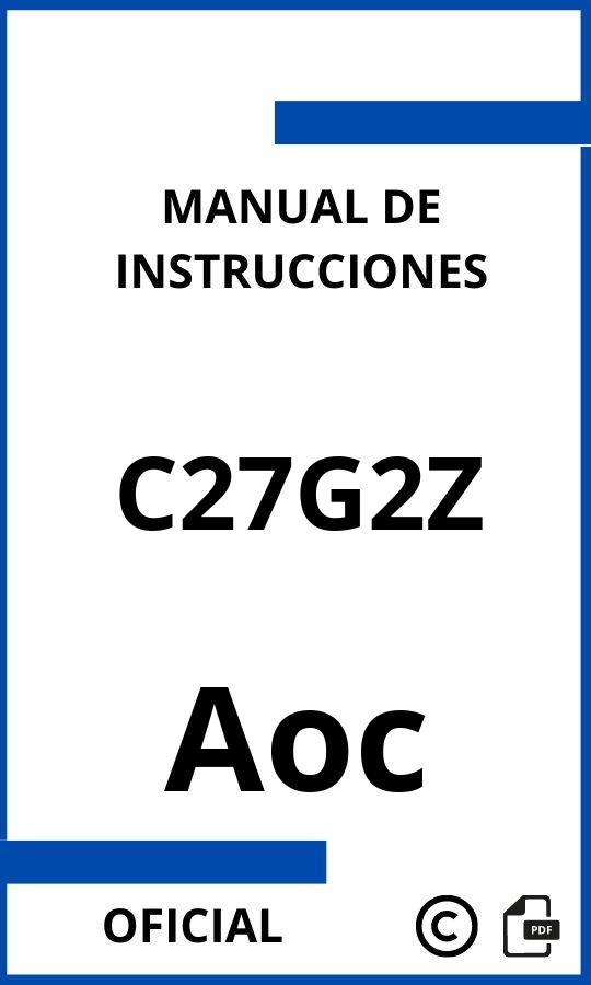 Aoc C27G2Z Manual de Instrucciones