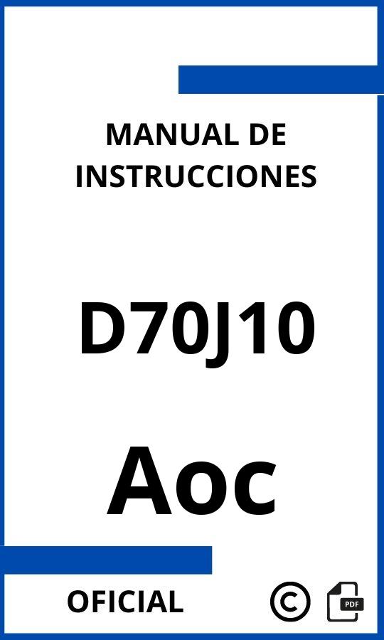 Manual de Instrucciones Aoc D70J10