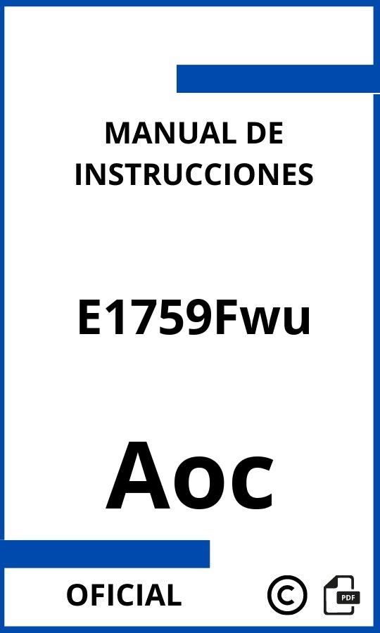 Aoc E1759Fwu Manual