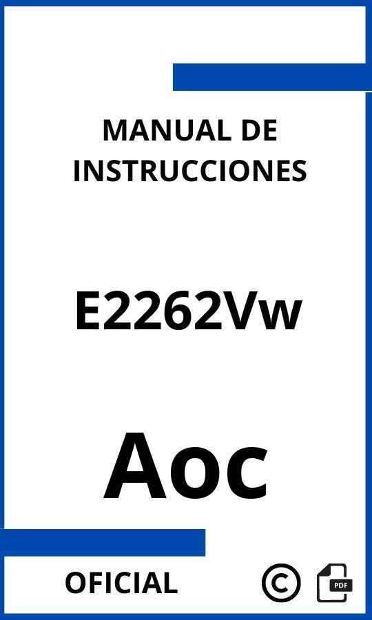 Aoc E2262Vw Instrucciones