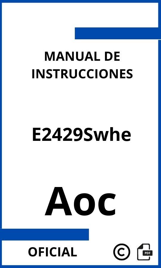 Manual con instrucciones Aoc E2429Swhe